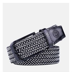 Stylish Black and White GHOST Golf Belt for Men